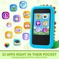 thumbnail image 3 of Joyfy Kids Smart Phone for Boys Kids Toys, Toddler Phone Toys with Dual Camera, Game, Music Player, Alarm Clock, 8GB Card, Best Christmas Birthday Gift for 3-11 Year Old(Dinosaur), 3 of 8