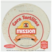 Mission Corn Como Hechas En Casa Tortillas, 36ct
