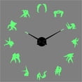thumbnail image 3 of Japanese Martial Art Judo DIY creative Different Frameless Luminous Wall Clock Home decoration Modern gifts - 47 inch, 3 of 7