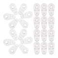 thumbnail image 1 of RUNROTOO Strong Sturdy Mirror Brackets Glass Mounting Clips Mirror Clips For Frameless Bathroom Brackets, 1 of 8