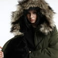 thumbnail image 6 of PUFFIT Winter Parka Jackets for Women,Thickened Ladies Puffer Jacket with Faux Fur Lining, Water Repellent,Warm, Hooded Womens Winter Coats for Cold Weather, 6 of 7