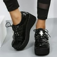 thumbnail image 5 of asdoklhq Clearance Women Shoes Under $10,Women Boots High Heels Platform Shoes Casual Boots Plus Size Girls Shoes, 5 of 9