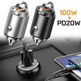 thumbnail image 3 of Fast Charging Conversion Plug Car Charger for PD20W and for QC4 0 Devices, 3 of 10