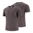thumbnail image 4 of pstuiky camisetas camisas para hombre, Camisa casual para hombre, de moda, deportiva, para correr, de color liso, de manga corta, con solapa. camisas casuales para hombre xxl, 4 of 9