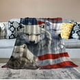 thumbnail image 2 of RUIYC Wolves and Blanket for Bed,Eagle Throw Blanket for Men, Women and Kids - Super Soft Plush Wolf Blanket Throw Print Blanket for Wolf Lovers, 2 of 6