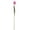 Deep Pink, variant on Lifelike Tulip 47cm Silk Flower Stem with Single Leaf Low Maintenance Floral Accent for Daily Home and Event Display, Artificial Tulip with Leaf, Wedding Silk Flower