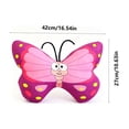 thumbnail image 3 of TNDBKQWR Cute Butterflys Shaped Pillow Plush Decorative Throw Pillows Soft Hugging Pillows, 16.54x10.63in Comfortable Seat Cushions for Bedroom Couch Bed Dorm, 3 of 6