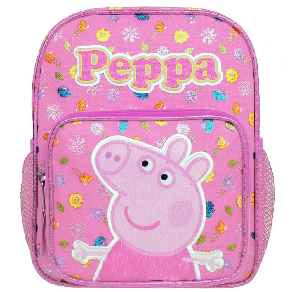 Peppa Pig 16" Backpack Flower Power Standard Size School Book Bag 