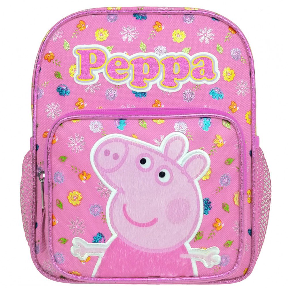 Peppa Pig Mini Backpack Peppa Pig Pink Flowers All Round 10