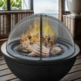 thumbnail image 6 of ModFusion 36" Heavy-Duty Steel Fire Pit Lid with Handle, Round Snuffer Cover, Weather-Resistant, Black, 6 of 8