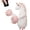 White, variant on Unicorn Plush Patting Pillow, Cute Stuffed Hugging Doll, Remote Tapping Soft Companion Toy for Bedroom Travel, Holiday Gift