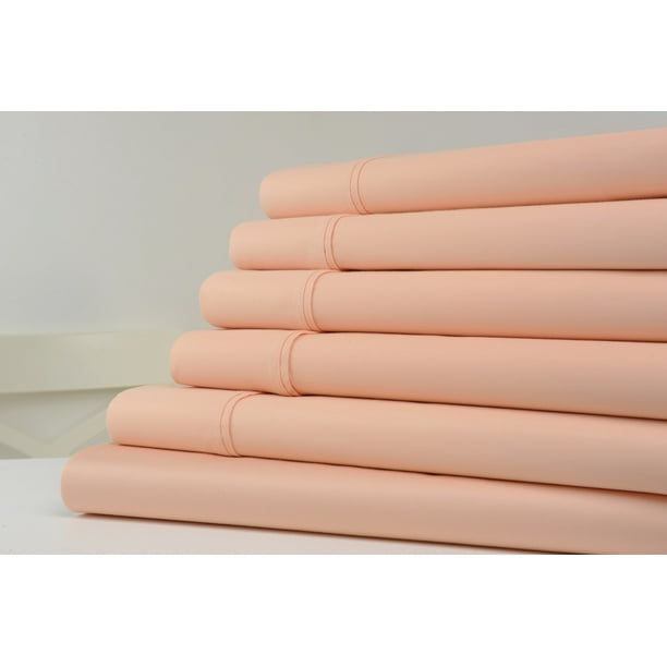 Kathy Ireland Home 1200 Thread Count Cotton Rich Bed Sheets 6 Piece Set