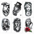 thumbnail image 1 of Kit Pegatinas Artísticas Tatuaje Falso Fresco Tigre Colorido para Y Niñas Amante, 1 of 9