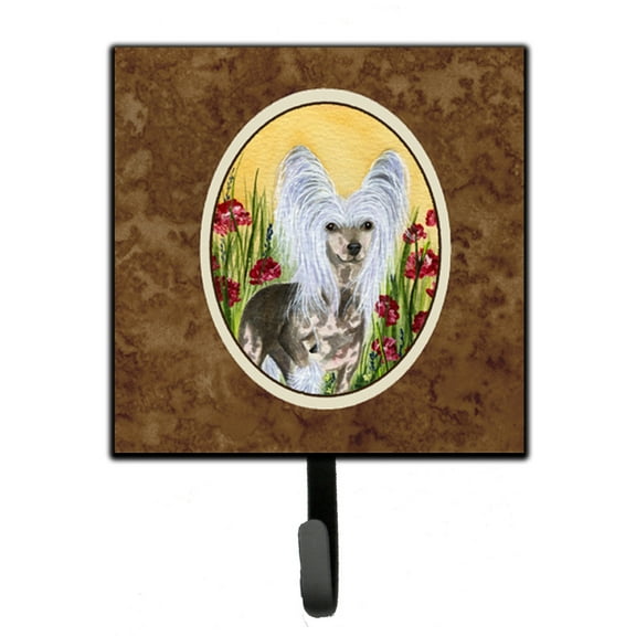 Carolines Treasures SS8185SH4 Chinese Crested Leash Holder or Key Hook, Small, Multicolor