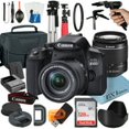 thumbnail image 1 of Canon EOS 850D / Rebel T8i DSLR Camera Bundle with 18-55mm Zoom Lens + 128GB SanDisk Card + Case + Tripod + ZeeTech Accessory, 1 of 1