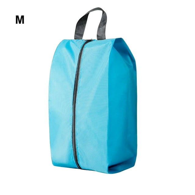 Becaristey Travel-friendly Shoe Pouches Convenient And Versatile Shoe Storage Solution azure green M 1Set