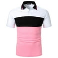 thumbnail image 2 of Fesfesfes Short Sleeve Shirt for Mens Spring And Summer Leisure Patchwork Shirt With Lapel Short Sleeves On Sale, 2 of 9
