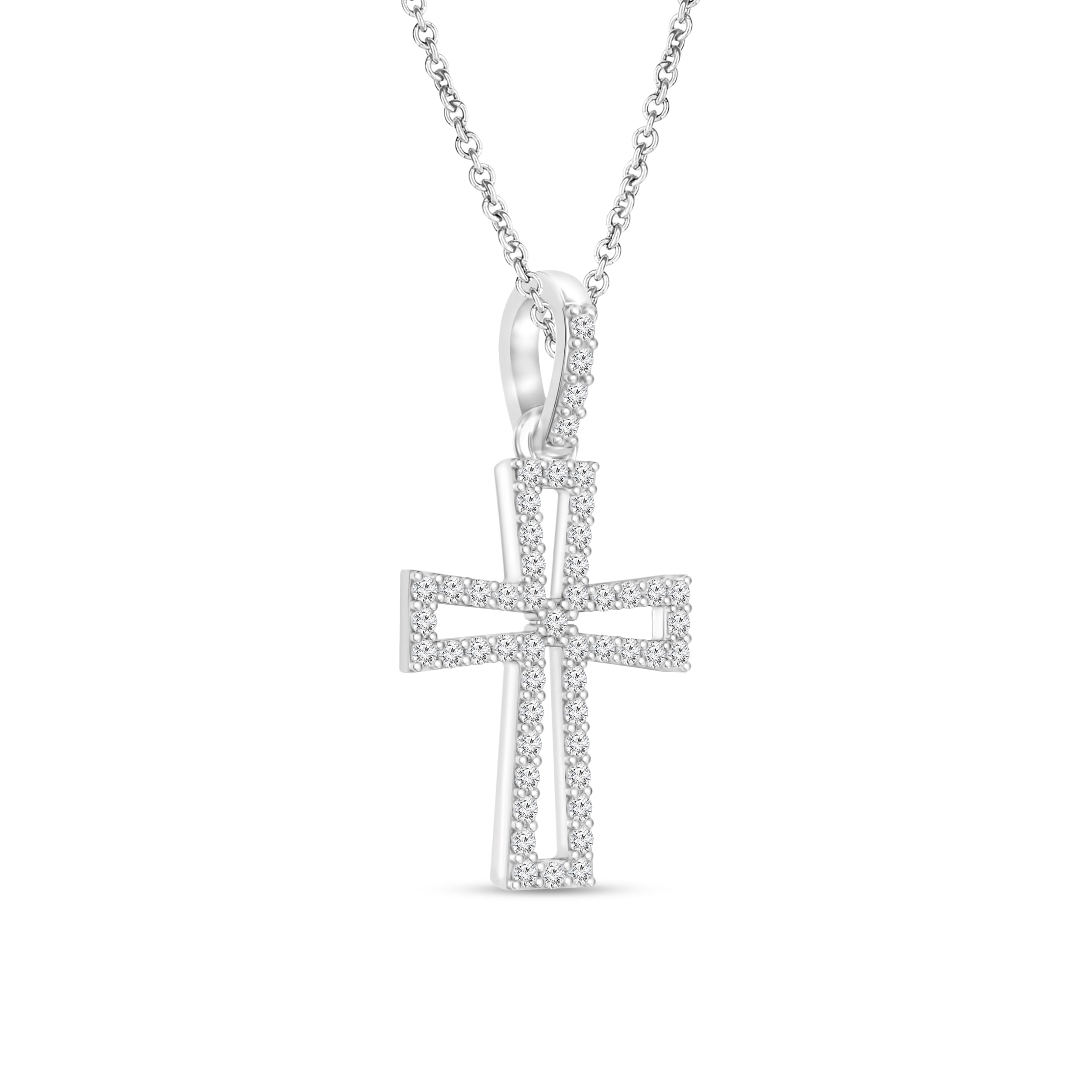 1/8 ct tw Diamond Round 10K White Gold 