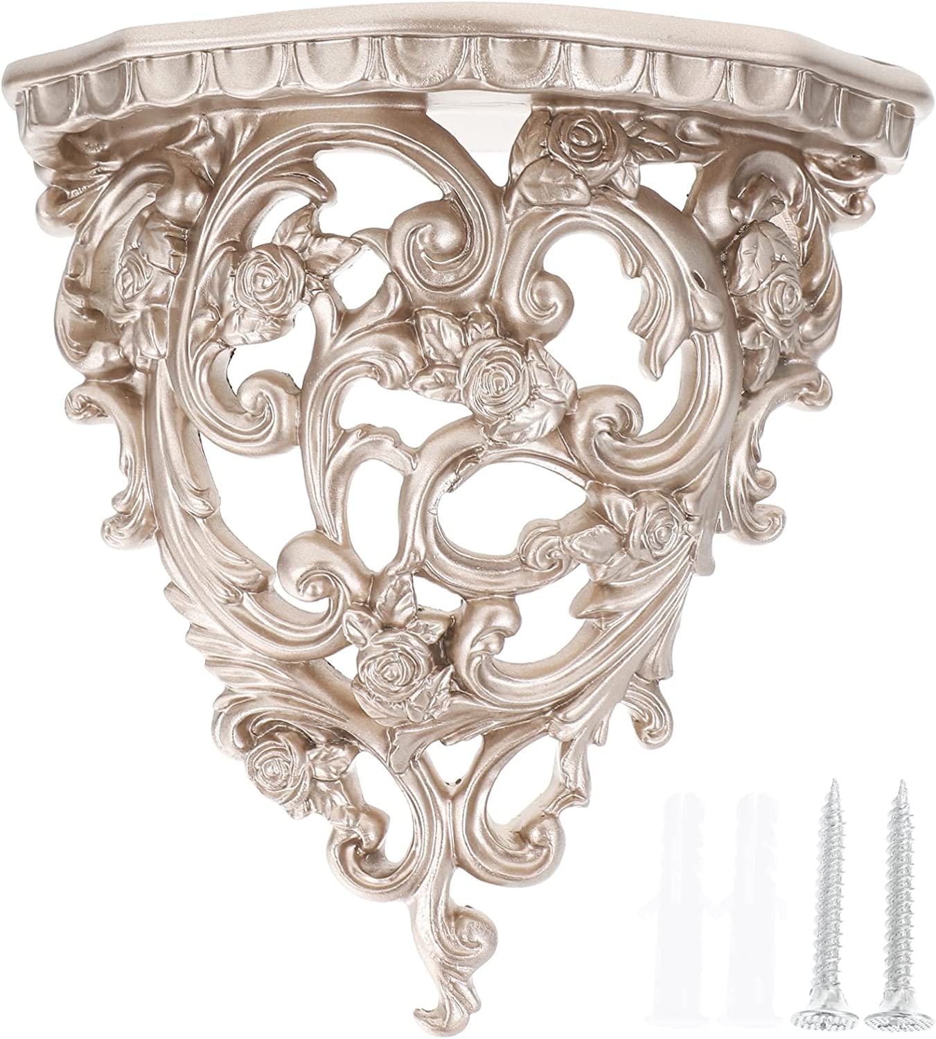 UMMH Wall Shelf Floating Shelves Rustic Wall Shelves Wall Mounted Plant Shelves Hollow Out