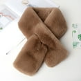 thumbnail image 2 of Shawl Wraps for Women Fashion Accessories Womens Scarfs Faux Fur Women Gifts Neck Warmer Thermal Winter Scarf Gold, 2 of 2