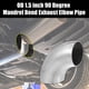 thumbnail image 2 of 2uds OD 1.5 Pulgadas 90 Grados Curva Escape Tubo Mandril Curva Codo, 2 of 7