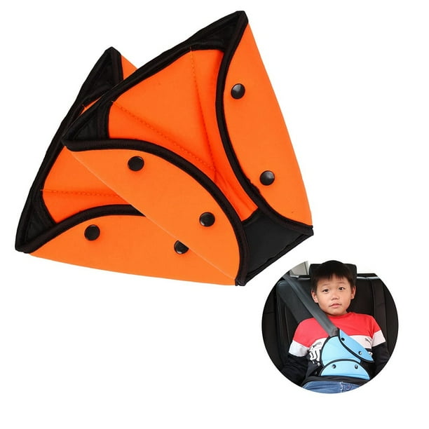 Car Safety Kids Seatbelt Adjuster Shoulder Pad Children Seat Belt Clips