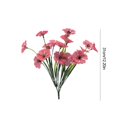 thumbnail image 3 of Flor artificial Greenery Fake Flower Violet para DIY Home Garden (Rosa), 3 of 3