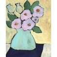 thumbnail image 2 of Moore, Regina 15x18 Black Ornate Wood Framed with Double Matting Museum Art Print Titled - Distressed Bouquet III, 2 of 4