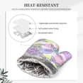 thumbnail image 5 of Kll Sea Turtles Oven Gloves And Pot Holders Grill Gloves - Oven Gloves And Pot Holders, Non-Slip Cooking Gloves With Recycled Pads, 5 of 9