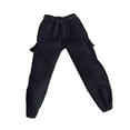 thumbnail image 4 of 1/12 Scale Miniature Multiple Pockets Harem Pants for 6 inch Action Figures Black, 4 of 8