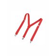 thumbnail image 1 of INSPIRE CHIC Pantalon Unisexe Ajustable Élastique Y Bretelles Arrière Rouge, 1 of 1
