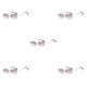 thumbnail image 3 of Lentes de alta definición Qarigey dorado gris rectangulares, 3 of 6