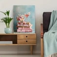 thumbnail image 5 of UXIEQU Floral Books Martini Glass Canvas Wall Art 15.75x11.81 Inches, 5 of 8