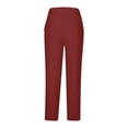 thumbnail image 5 of SCSAlgin Womens Capri Yoga Pants Wide Leg Loose Comfy Lounge Cropped Capris with Pockets, 5 of 5
