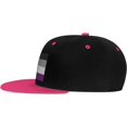 thumbnail image 3 of Asexual Flag LGBT Trucker Hat Baseball Cap Women Men Dad Hat Adjustable Snapback Hat Cowboy Hat White, 3 of 8
