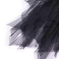 thumbnail image 3 of Lady ‘s Sexy Solid Color Mesh Irregular Elastic Tulle Bubble Skirt, 3 of 6