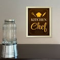 thumbnail image 3 of Designs ByLITA Kitchen Chef, 11 x 14 White Framed Wall Art Print | Funny Home Decor, 3 of 7