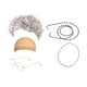 thumbnail image 4 of Peluca de abuela para disfraz de anciana, accesorio de cosplay, fácil de usar, ideal para fiestas. Cabello rizado plateado, 4 of 8