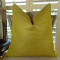 thumbnail image 2 of Plutus Coussin Fait Main Curry Citron, (18 Pouces x 18 Pouces), 2 of 2