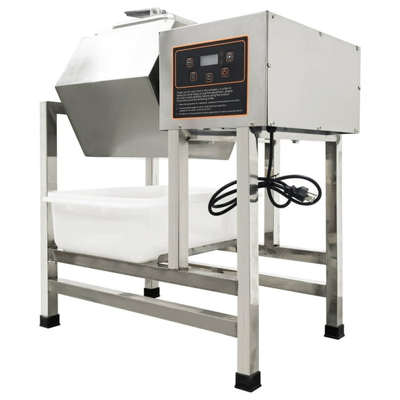 45L Hexagonal Meat Vegetable Tumbler Marinator Rotatable Marinating Machine Stainless Steel