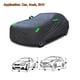 thumbnail image 5 of Black Car Cover Waterproof Windproof Dustproof UV Protection Scratch Resistant with Reflective Strips for Trucks Off Road VehicleYXL, 5 of 5