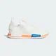 thumbnail image 4 of Ad-id-as NMD_R1 White Orange Blue Graffiti STLT Primeknit FV7852 Men 9 Boost Shoes, 4 of 6