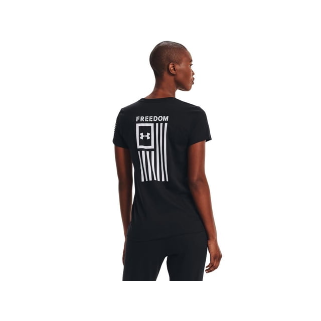 Camiseta Under Armour para mujer New Freedom negra talla XXL