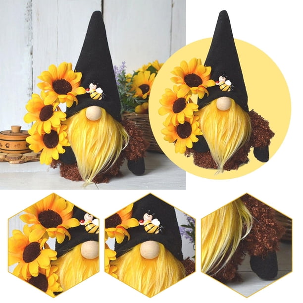 Sin rostro Nisse Abeja sueca Enano Tomte Decoraciones Adornos para el hogar Hugtrwg Para estrenar
