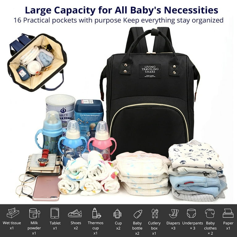 Korean INS Style Mommy Bag Baby Stroller Diaper Carriage Hanging Changing  Bag Storage Pouch Milk Bottle Cup Holder Accessories