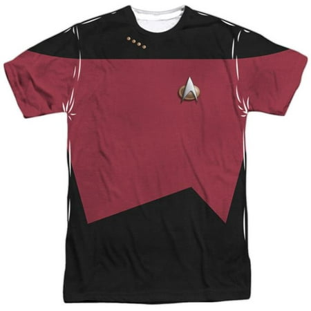 Star Trek - Tng Command Uniform (Front/Back Print) - Short Sleeve Shirt - XXX-Large