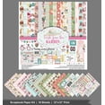 thumbnail image 3 of Inkdotpot House Plant Theme Collection Double,Sided Scrapbook Paper Kit Cardstock 12"x12" Card Making Paper Pack Of With Sticker Sheet - 16 Pages - Multicolor, 3 of 4