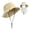 Stone, variant on Headshots Fishing Hats with Anti-Mosquito Facemask, UV Protection Sun Hat for Women and Men, Digital Green