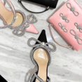 thumbnail image 3 of Women's Rhinestone Bow Satin Heel36, 3 of 5