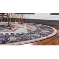thumbnail image 4 of Rugs.com Eden Collection Rug – 8 Ft Round Cream Medium Rug Perfect For Kitchens, Dining Rooms, 4 of 9